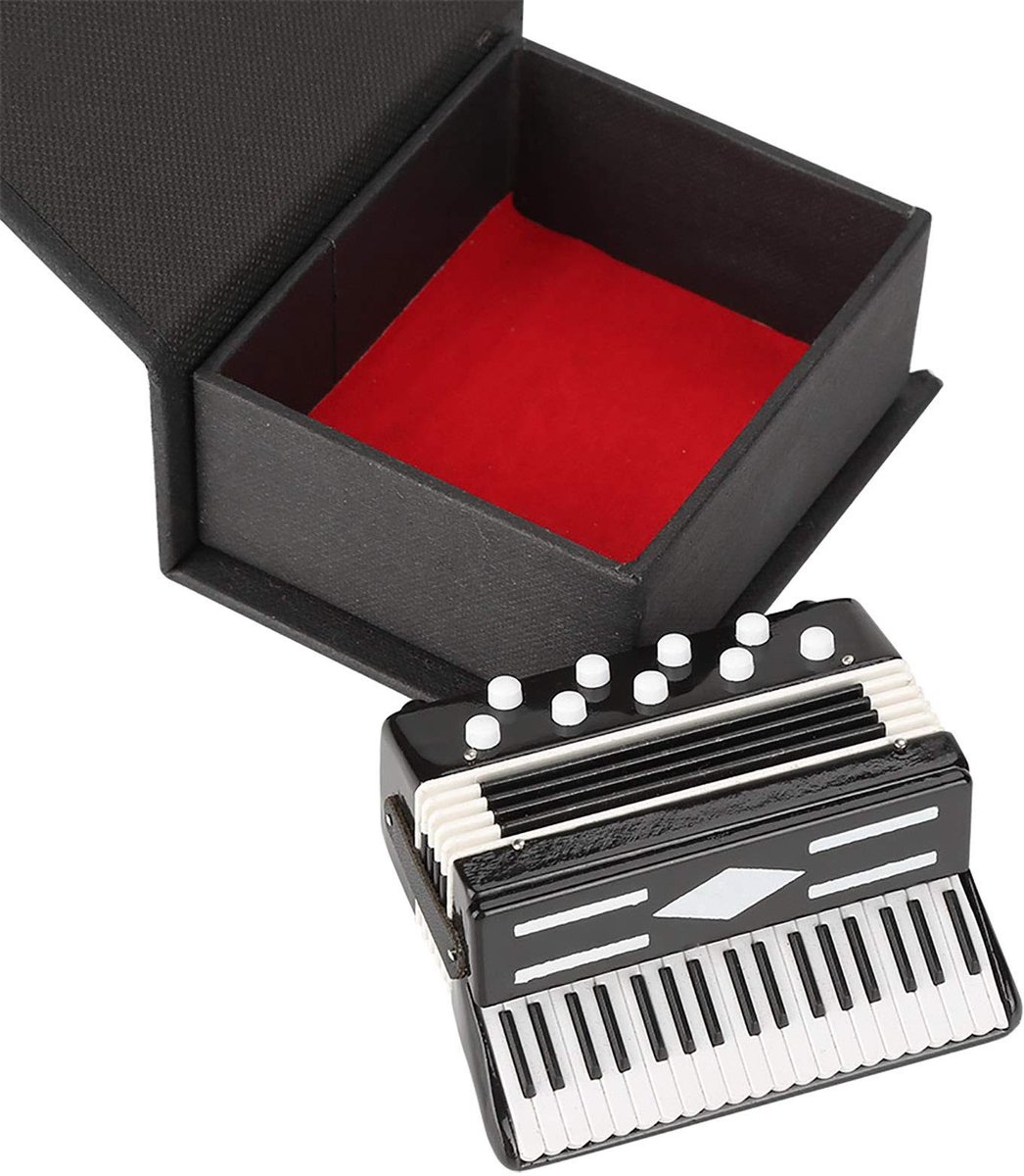 Dailygoods- Miniatuur Accordeon - Decoratieve Ornamenten - Woondecoratie - Handgemaakt - K