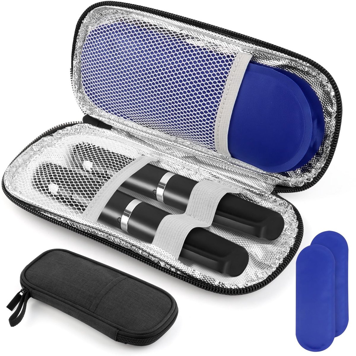 Dailygoods- Insuline Tas Draagbaar - Geïsoleerde Medische Tas - Diabetes Tas - EHBO Tas - Nylon Materiaal - Compacte Afmetingen