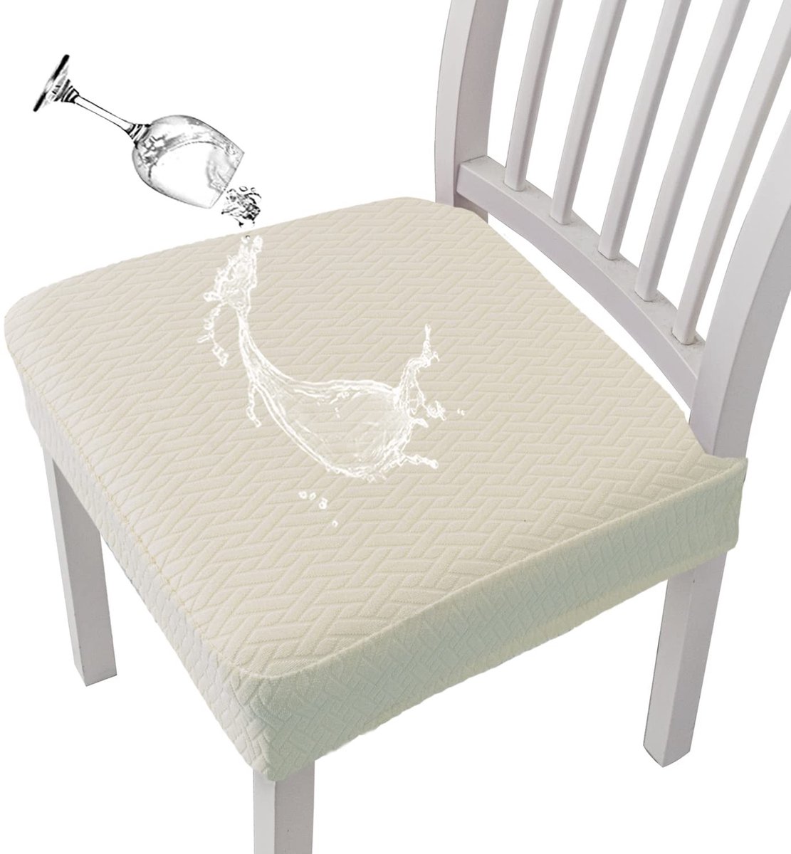 Dailygoods- Stoelhoezen Stretch Waterdicht - Stoelhoezen Eetkamerstoelen - Stoelhoezen 4 S