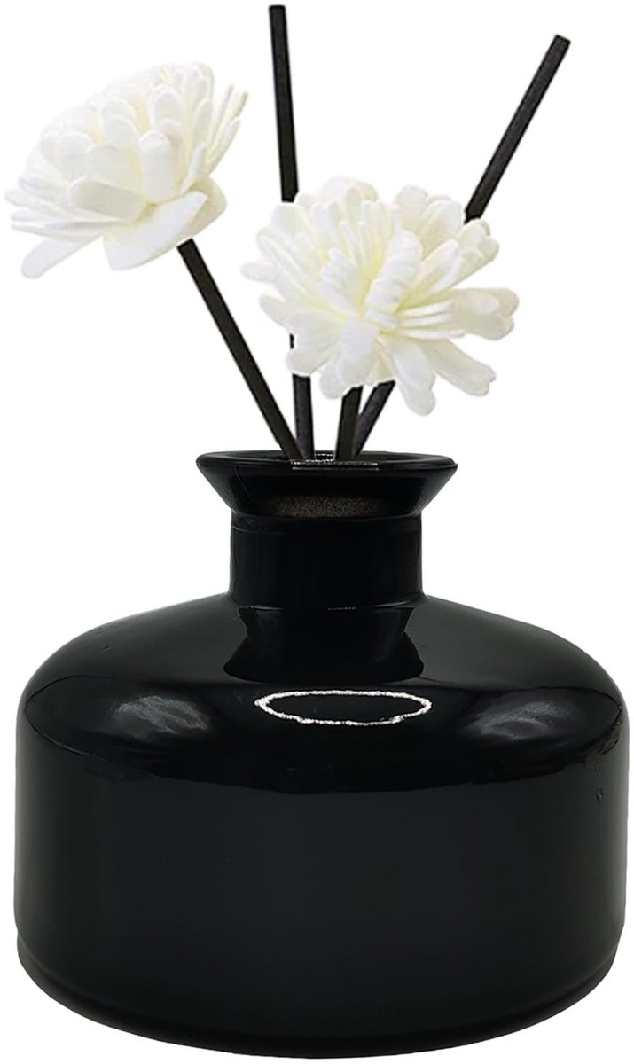 Dailygoods- Diffuserfles 200ml - Glazen Aromatherapie Pot - Herbruikbaar - Decoratieve Fle