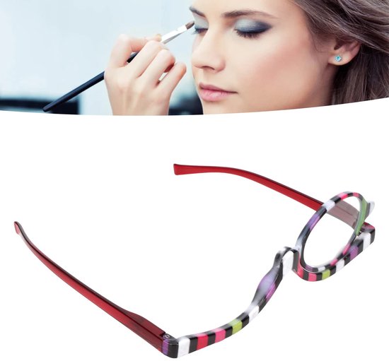 Vergrootglas - Kleurige - Draaibare - Enkele Lens - Make-up Bril - Vouwbare - Oogglazen - Hulpmiddelen voor Dagelijks Leven (+4.00) van Merkloos	 — afbeelding 2