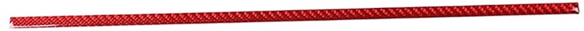 Dailygoods- Dashboard Strip Cover - Geschikt voor S-Ubaru BRZ 2022+ / Toyota GR86 2022+ - Zwarte/Rode Koolstofvezel - Slijtvast - Duurzaam - Perfecte Vervanging - Dashboardcover