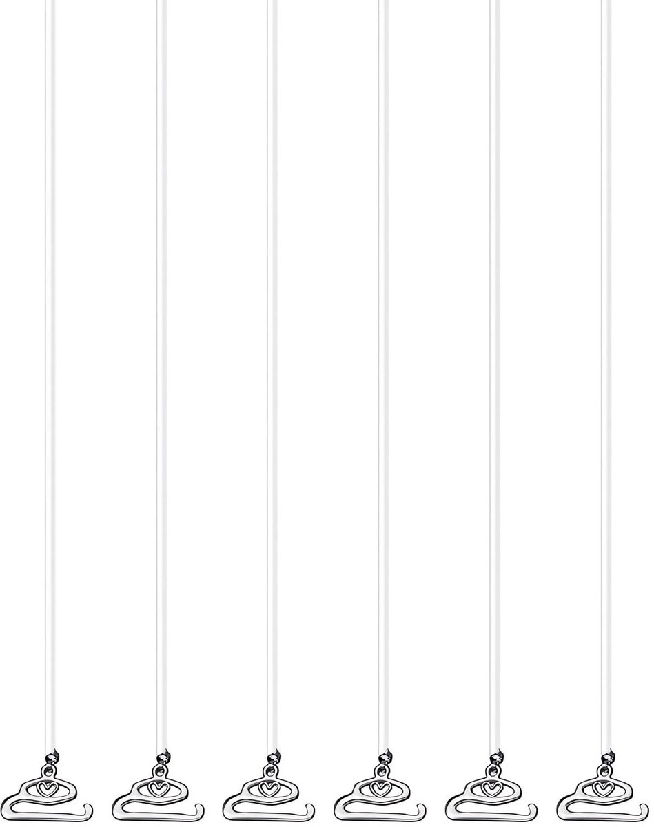 Dailygoods- Bh-bandjes Antislip - Verstelbaar - Onzichtbaar - Siliconen - 6 Stuks - 0,1 cm Breed - Beha