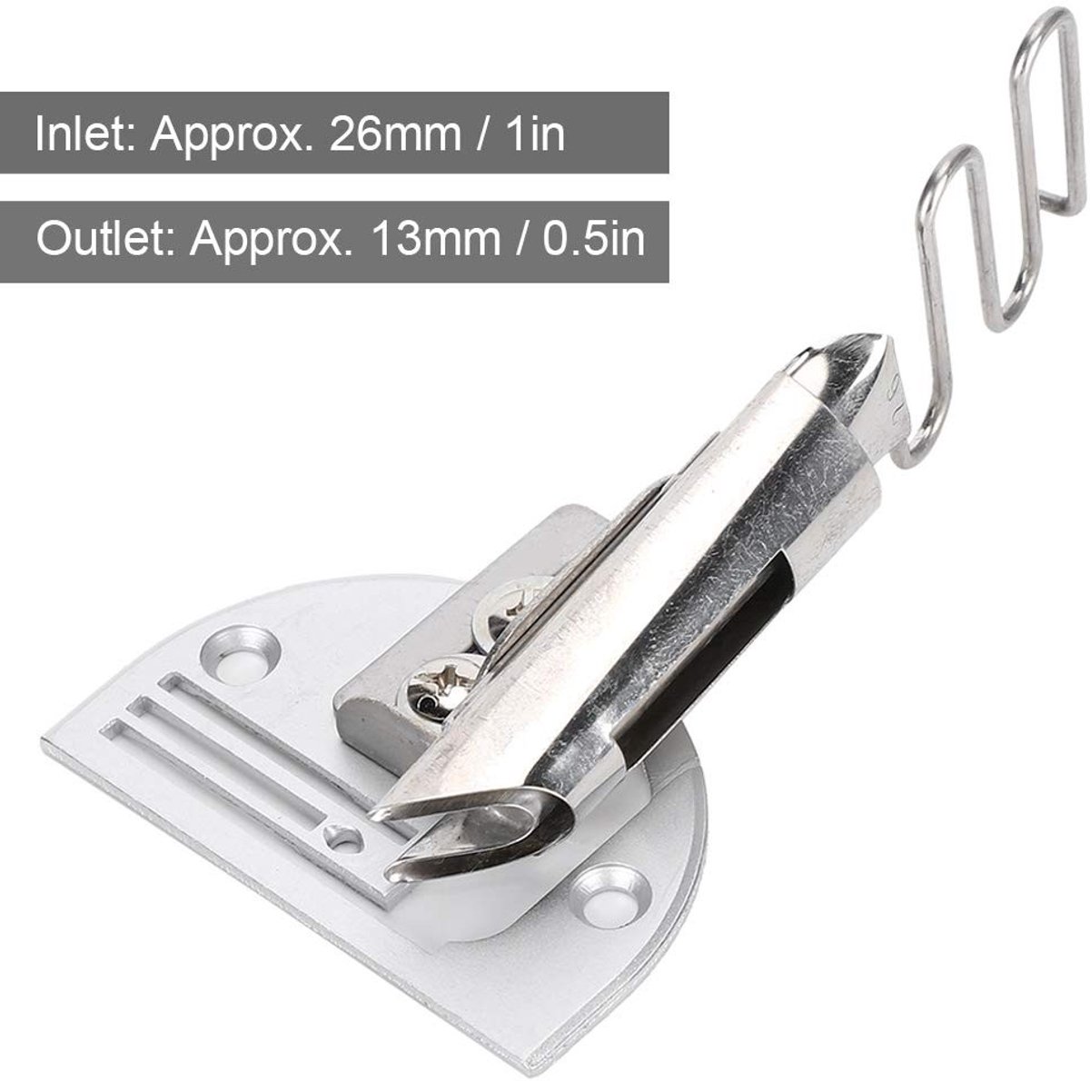 Dailygoods- Naaibinder 26 mm - Naaimachineaccessoires - Roestvrij Staal - Geschikt voor Stiksteek/Computernaaimachines - Eenvoudig te Installeren - Stevig en Duurzaam - Naaimachineaccessoire
