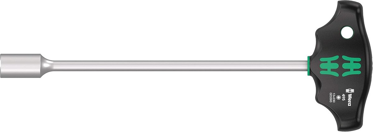 Dwarsgreep Schroevendraaier - Dopsleutel - Grote Kracht Overbrengen - Ergonomische Greep - 13 x 230 mm - Meerkleurig