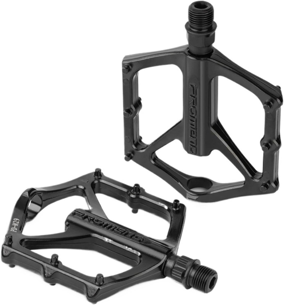 Fietspedalen - Fietspedalen Mountainbike - R27 DU-versie - Antislipnoppenontwerp - Dubbele DU-lagers - 2 Stuks - Zwart