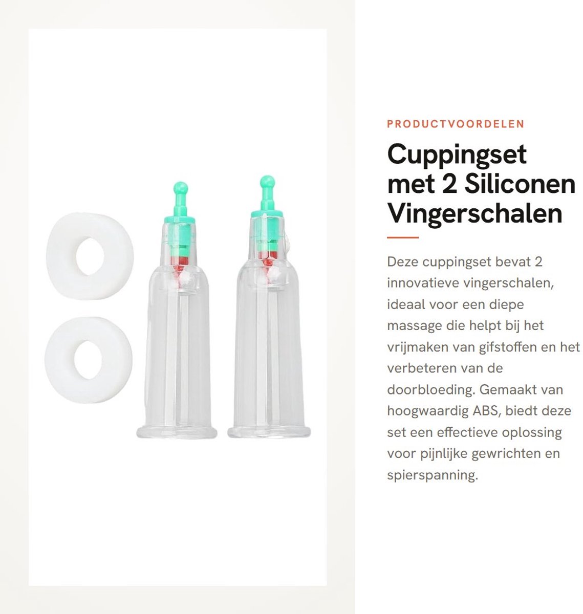 -inzetstukken - Dailygoods- Cuppingset met 2 Vingerschalen