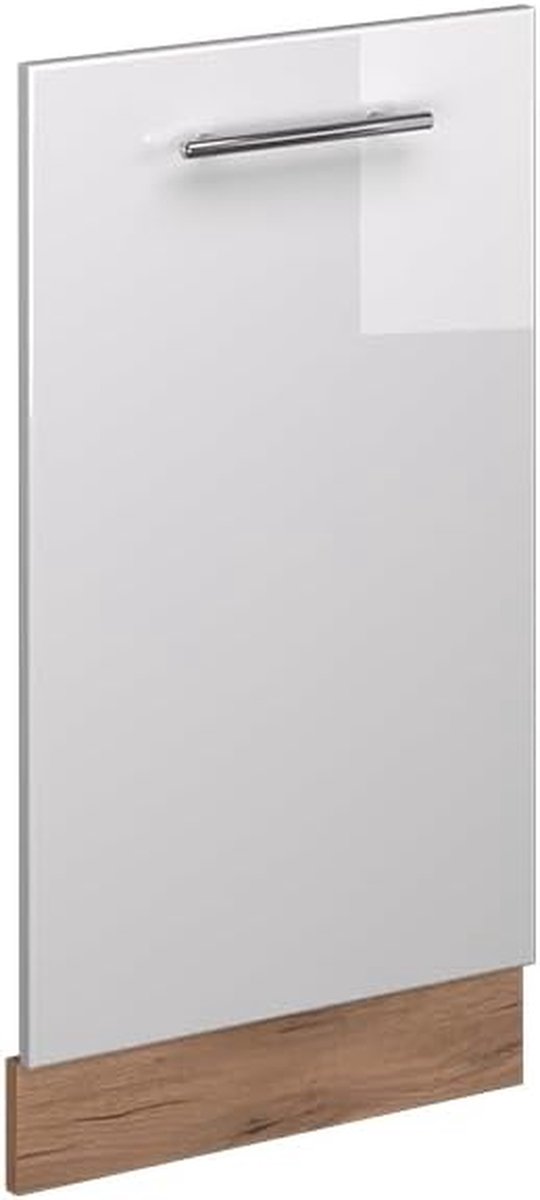 Vaatwasserpaneel - Keukenfront - Keuken Inrichten - Zelf Samenstellen - 45 cm - Wit Hoogglans