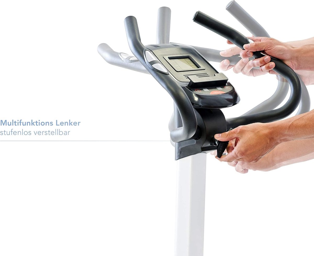 Fietstrainer - Hometrainer - Thuis sporten - Magneetremsysteem - 104 x 54 x 131 cm - Antraciet