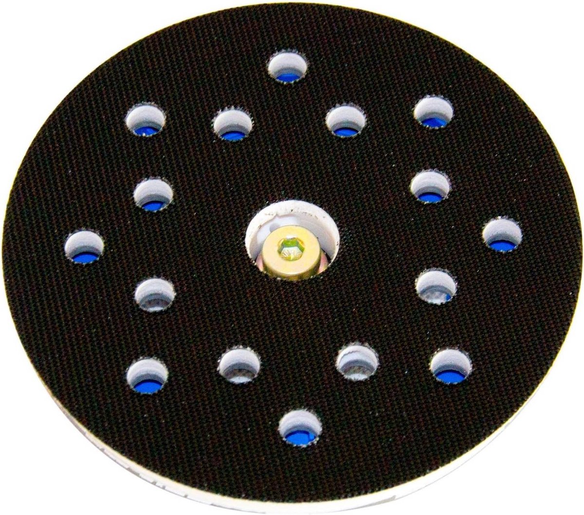 Klittenband steunschijf - Polijstschijf houder - Auto polijsten - Hoge grip klittenband - 125 mm - Zwart