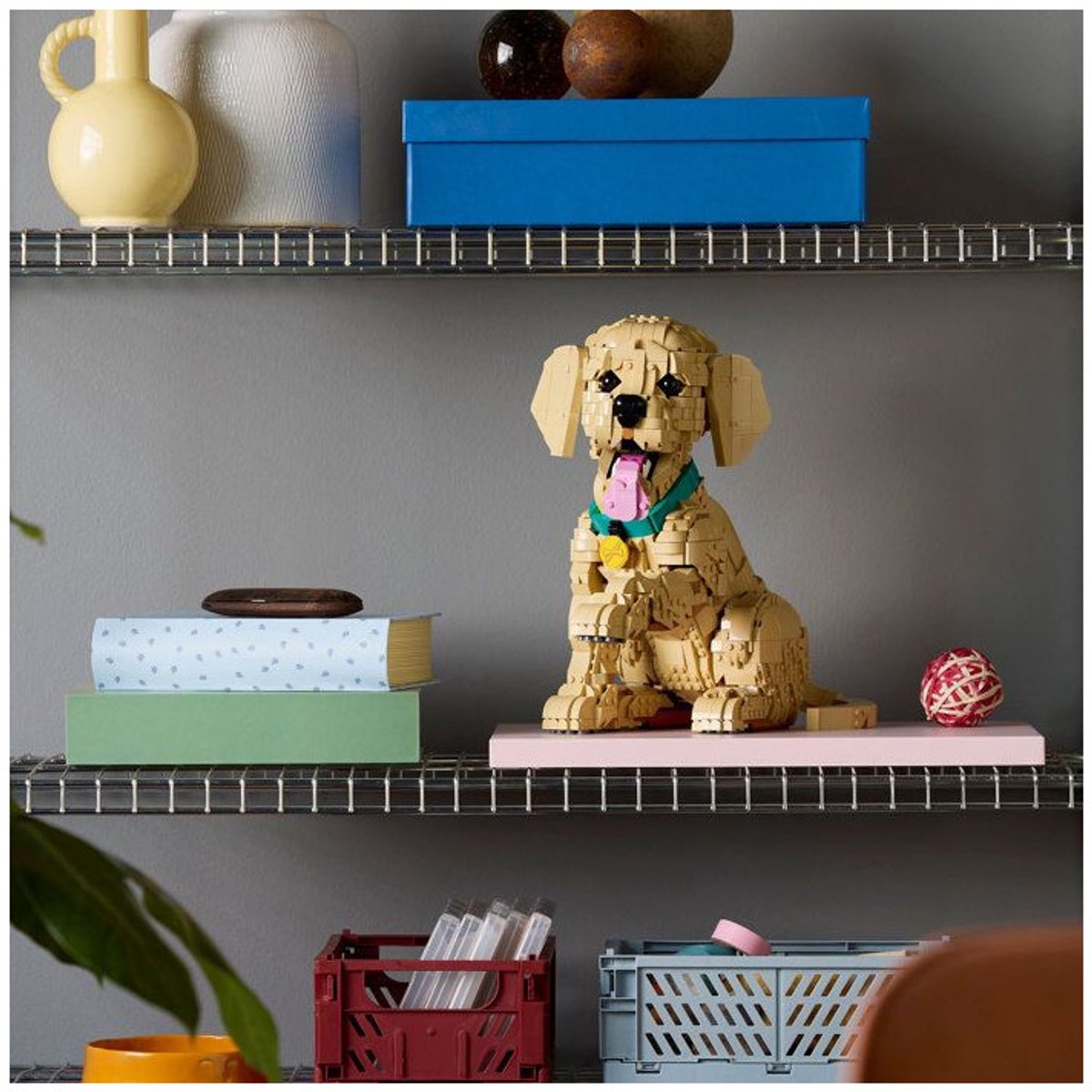 LEGO® Icons Golden Retriever Puppy - Decoratieve Dierenfiguur - Bouwset voor Volwassenen - 11384 — afbeelding 24