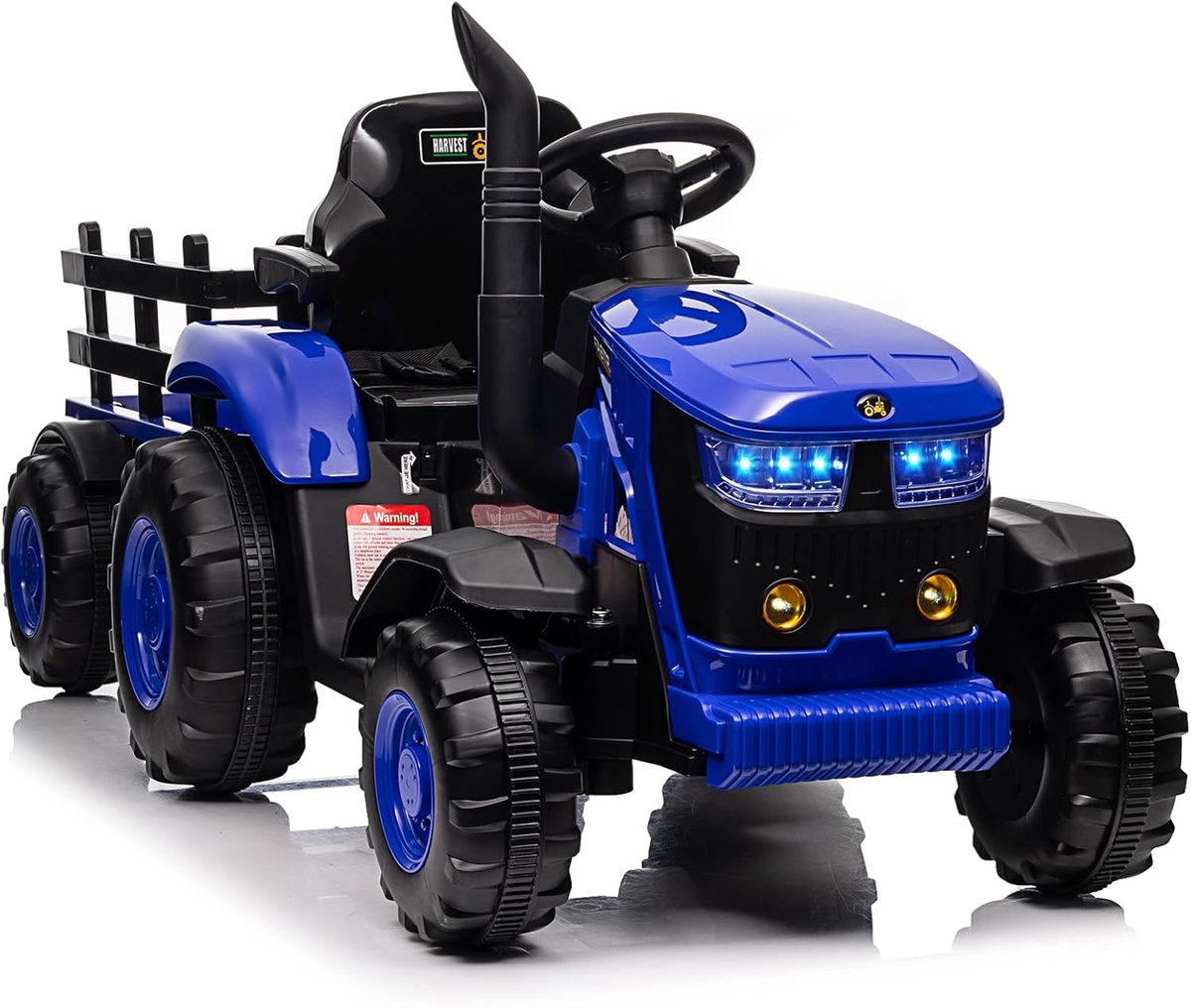 Tracteur électrique COSTWAY 12V pour enfants (Rouge