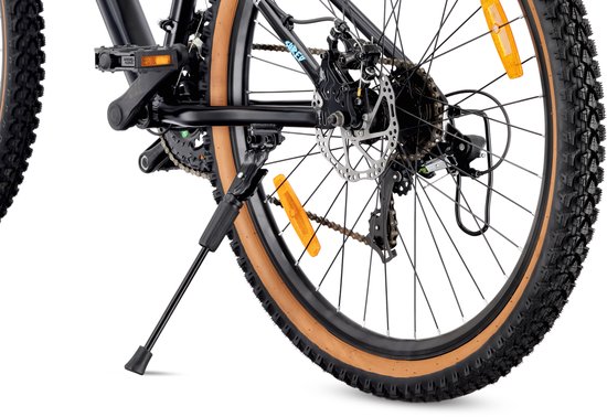 VERDANT SHRED Mountainbike 27.5", MTB-fiets voor dames en heren, fiets 27.5 inch - aluminium frame, schijfremmen, 21 versnellingen - Zwart van Verdant — afbeelding 4