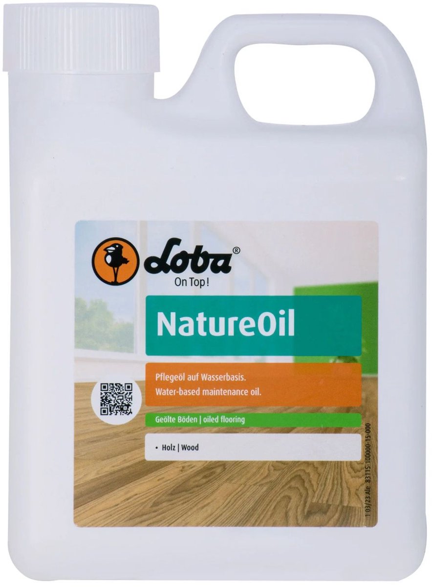 Onderhoudsolie vloeren, Vloerolie op waterbasis, Vloerolie onderhoud, 1 Liter, NatureOil