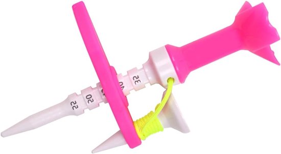 EGoods - In hoogte verstelbaar golf tee voor buitentraining - 83 mm lang - stabiliseert golfballen - vermindert wrijving — afbeelding 4