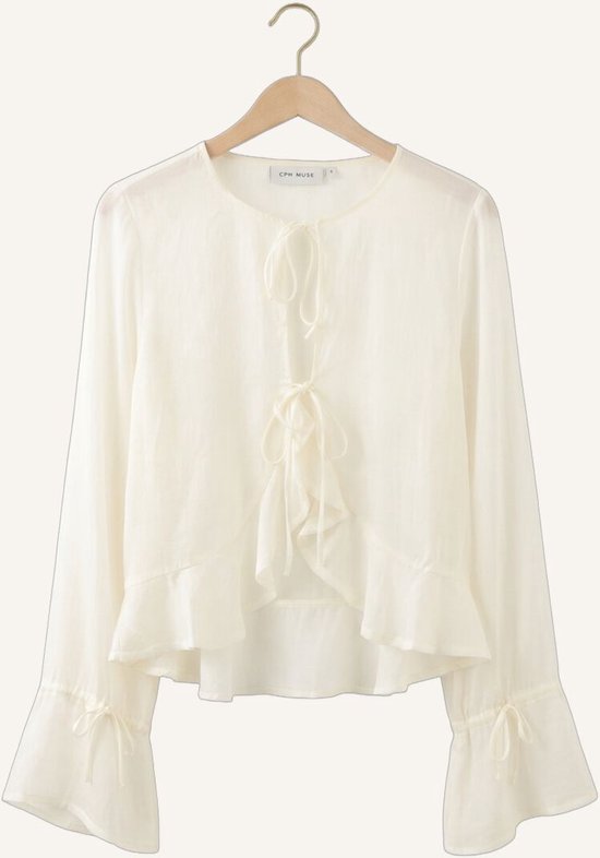 Copenhagen Muse Cmmolly-shirt 5 Blouses Dames - Gebroken wit - Maat M