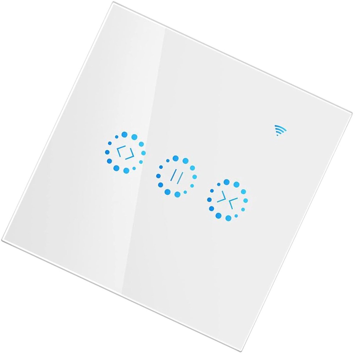 Slimme WiFi Raamdecoratie Schakelaar met Touch Paneel, Voor Gordijnen, Jaloezieën en Rolluiken, Stemcontrole en Timerfunctie