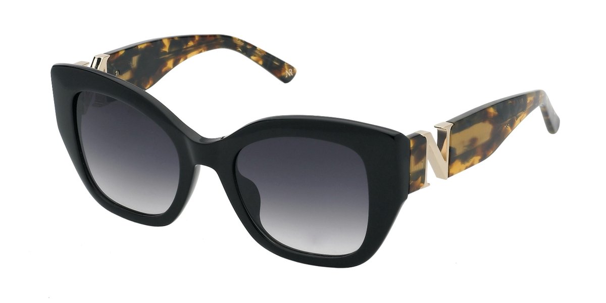 Nina Ricci SNR377V Nero lucido 51/21/140 WOMAN Zonnebrillen