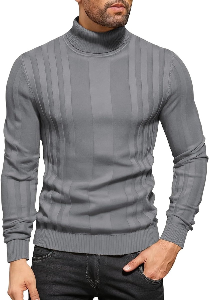 Dames Turtleneck Trui met Lange Mouwen - Slim Fit Gebreide Leisure Sweater voor Comfortabele Stijl