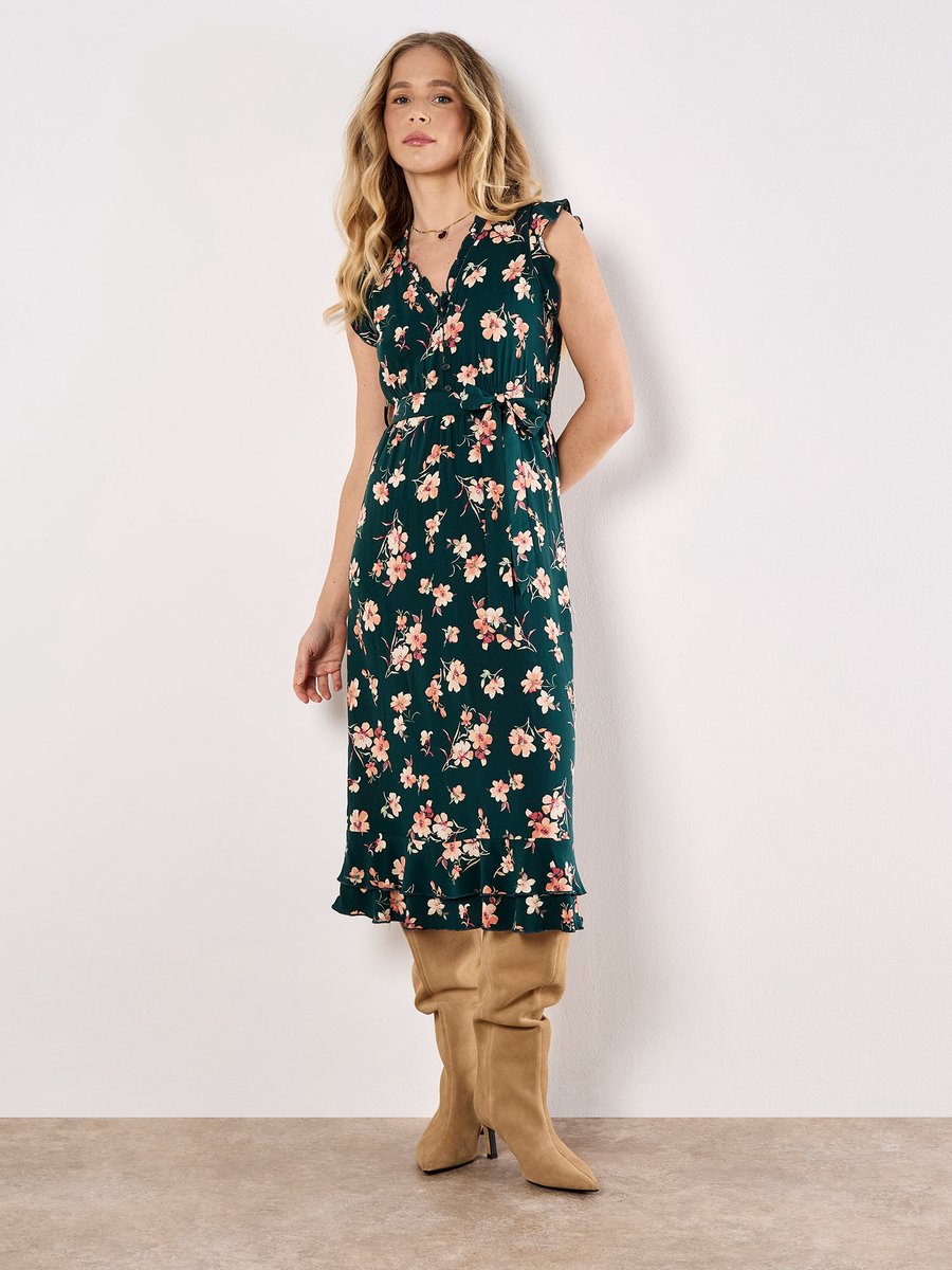 Geblümtes Midikleid Ditsy