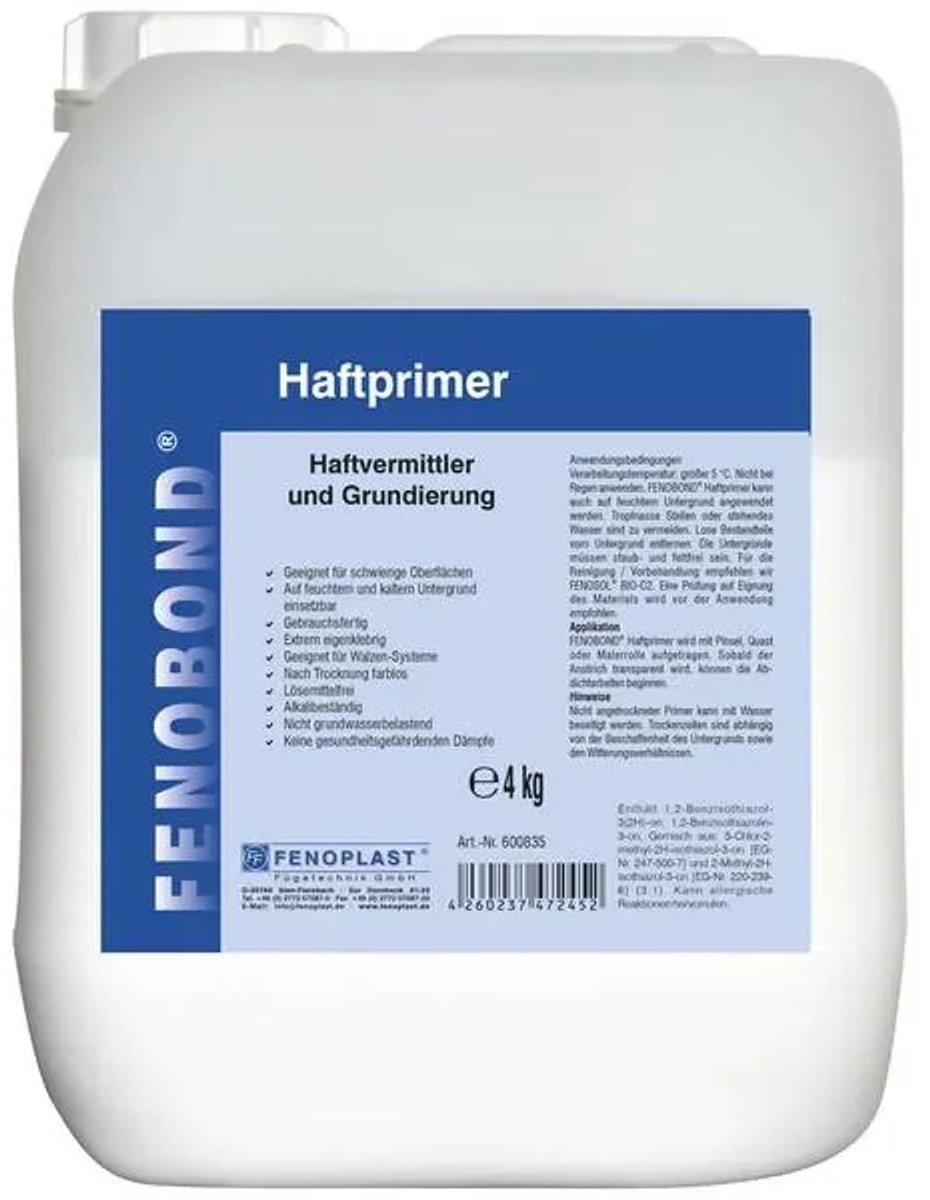 Hechtprimer, primer kunststof, 4 kg PE-Kanister, kunststof hechtprimer