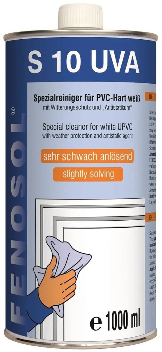 Kunststof reiniger, Fenosol S 10, UVA reiniger, 1 liter, zwak anlosend