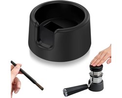 Tamper Station voor Luxe Koffie Accessoires met Borstel, Silicone Tamping Station, Verbeter Tamping Stabiliteit en Grip