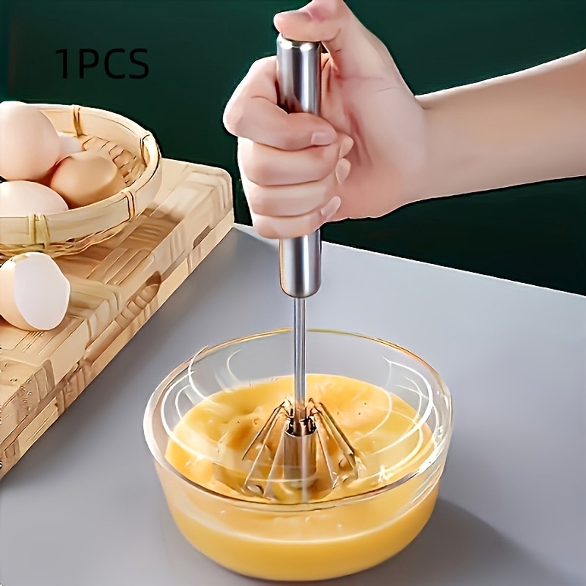Livé® Handmixer – RVS Handklopper Draadloos Keukengerei