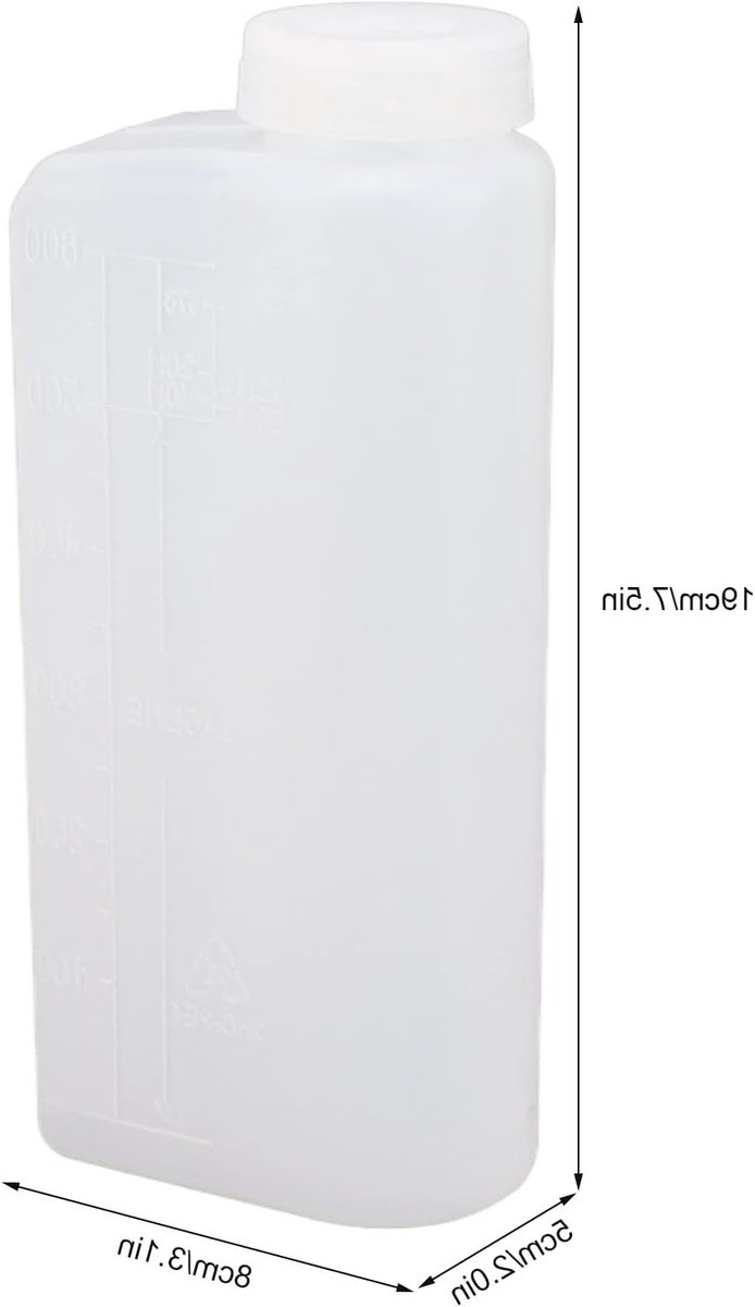 600 ML 2 Takt Benzine Brandstof Mix Flessen - Trimmer Kettingzaag Opslag . — afbeelding 3