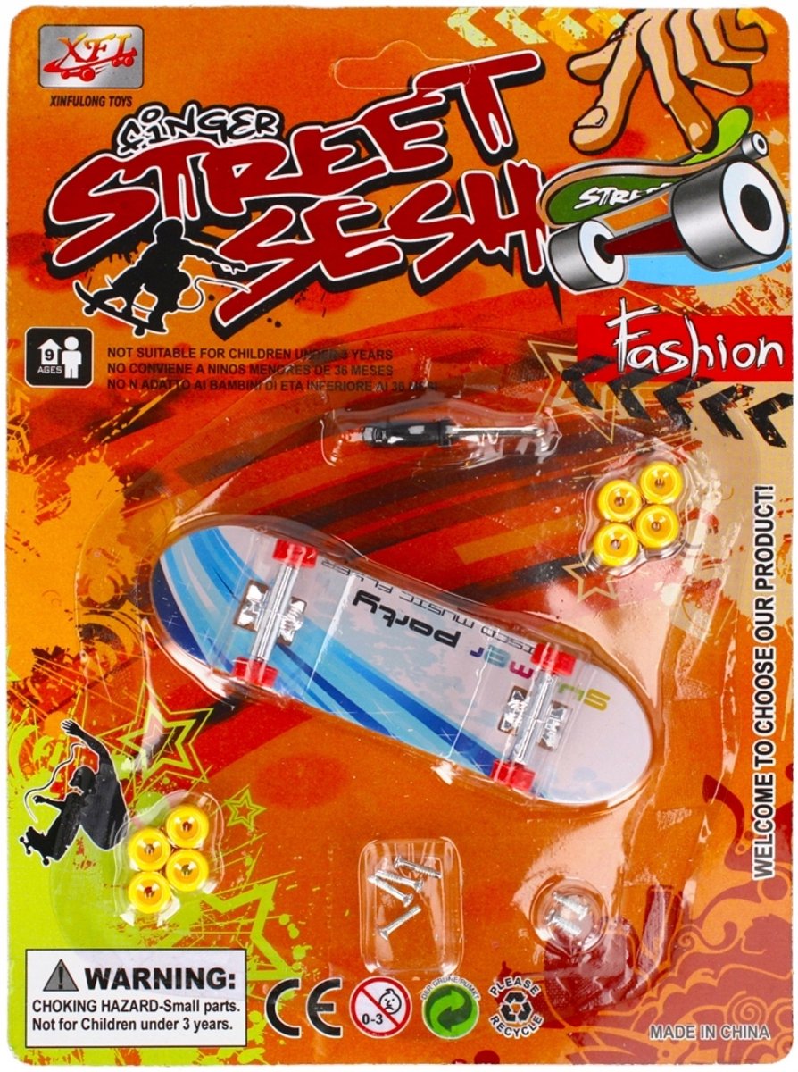 Miniskateboard Vingerskateboard Stunt - Street Sesh Fingerboard - Met Extra Wieltjes en Gereedschap - Skate Speelgoed