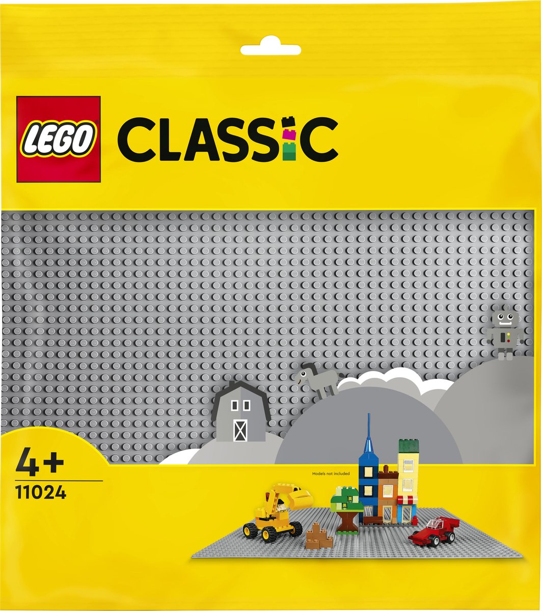 LEGO Classic Grijze bouwplaat 48x48 Bouwbord 11024 — afbeelding 12