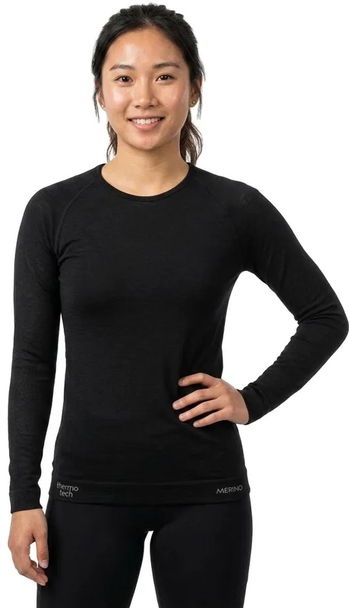 Lurbel Merino Lite Lange Mouwen Basislaag Zwart M Vrouw