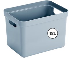 Sunware Sigma Home opbergbox 18L - 35x24.6x24.3 cm - Blauw