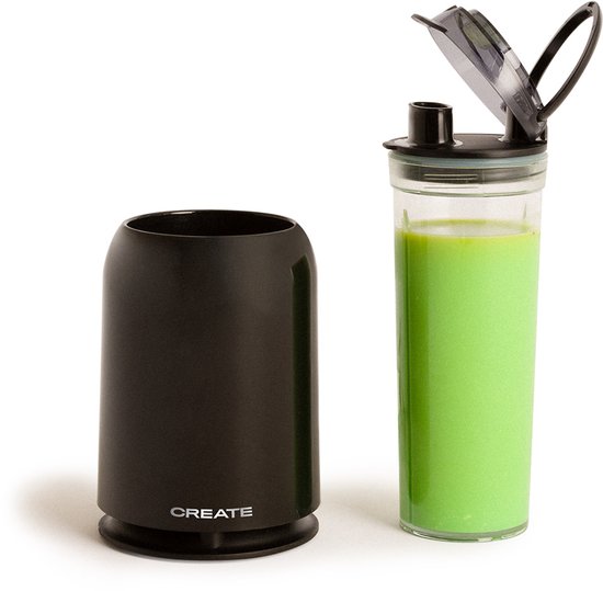 CREATE - Draagbare glazen blender - Zwart - MOI STUDIO van Merkloos — afbeelding 4