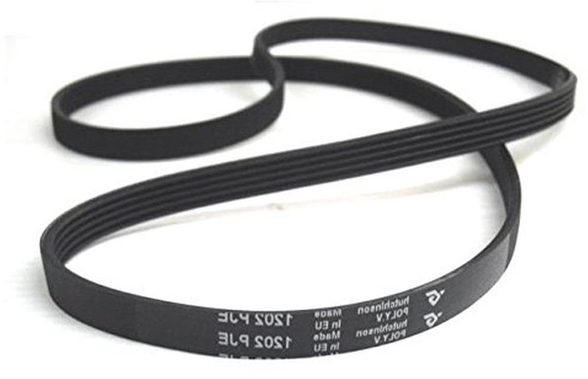 Aandrijfriem Wasmachine - Vervangingsriem Trommelriem - Wasmachine Reparatie - 1202mm Elasticiteit PJE - 1202 mm - Zwart