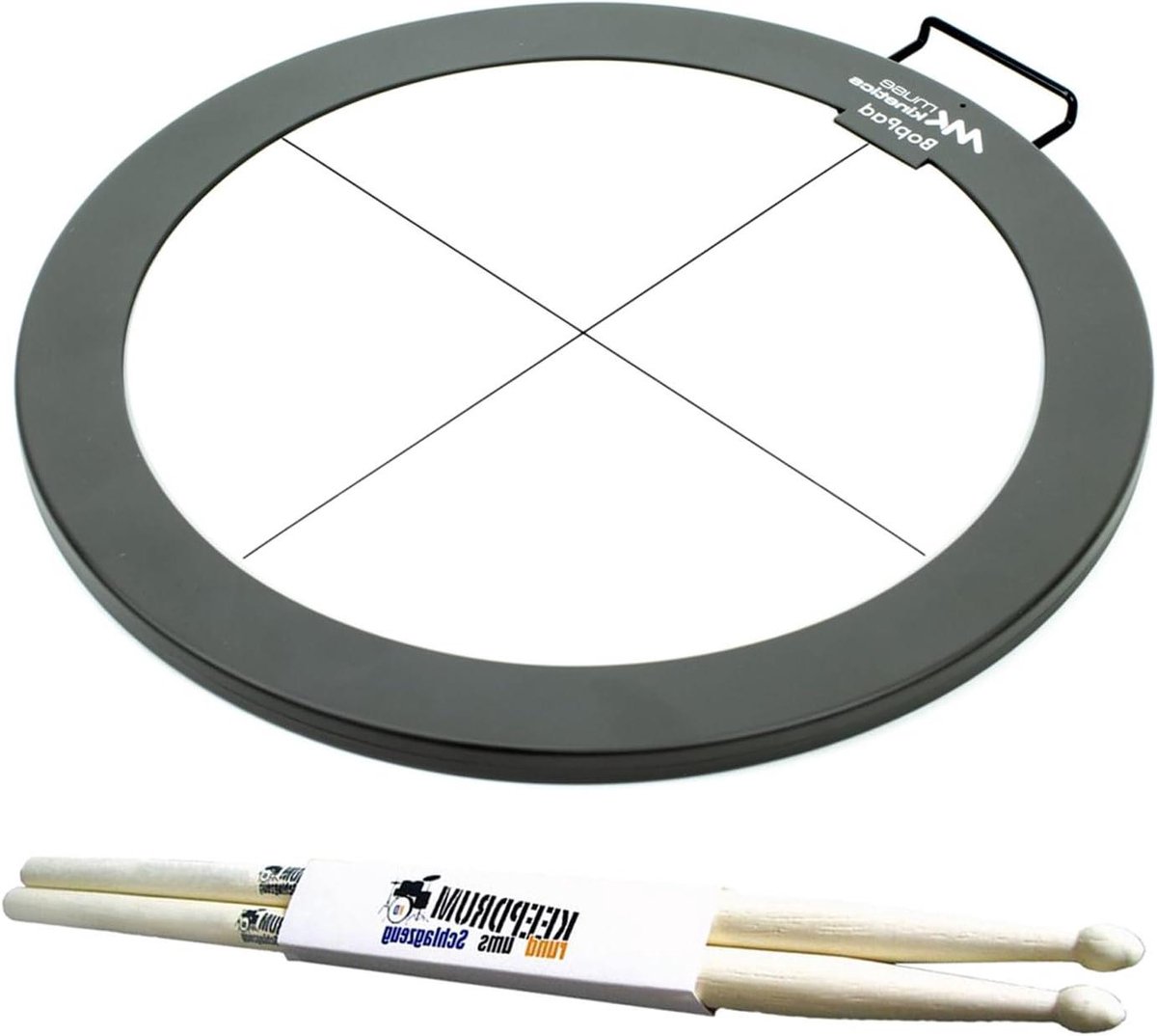 USB MIDI Drumpad - Drum Controller Pad - Muziek Maken - 4-Zone Aanraakgevoelig - 10 inch - Zwart