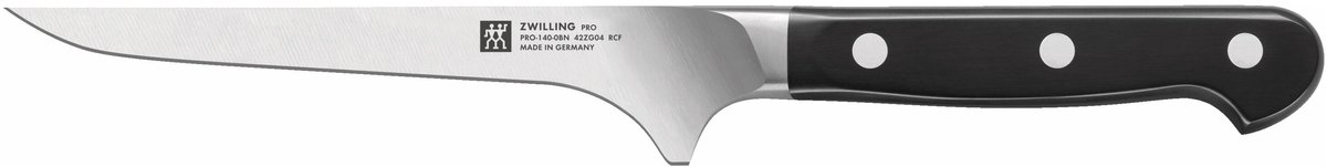 Zwilling Kitchen - Uitbeenmes - RVS - 14 cm- Zwart