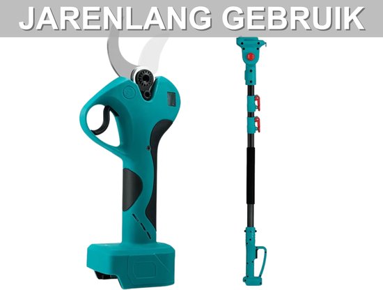 Telescopische paal snoeischaar - Voor tuin en hoge takken - Borstelloze 45 mm 2-in-1 snoeischaar, 2800 W - Zonder batterij — afbeelding 5