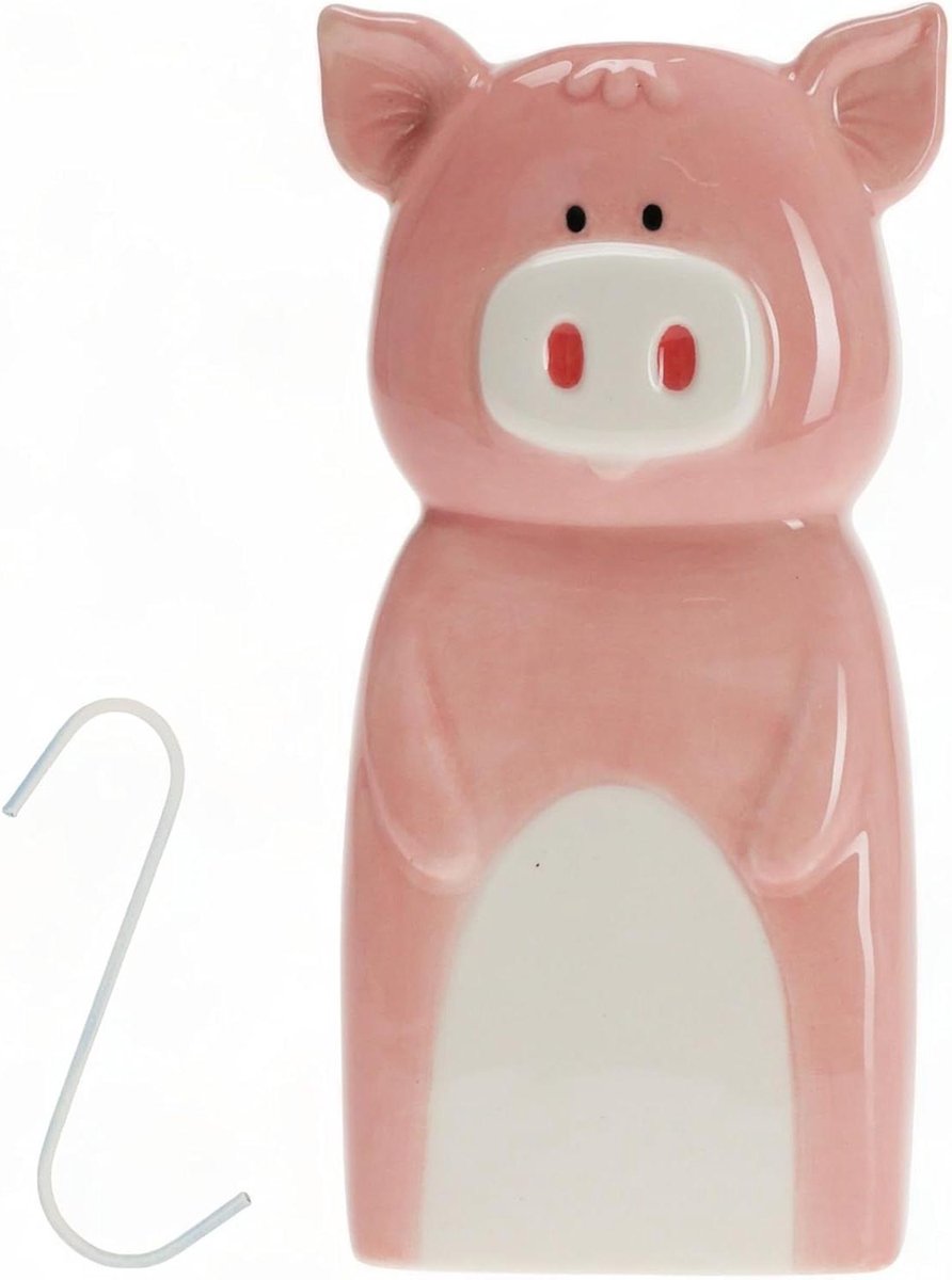 Luchtbevochtiger Keramiek - Waterverdamper Dierenvorm - Binnenklimaat Verbeteren - Schattige Dierenvorm - 200 ml - Varken
