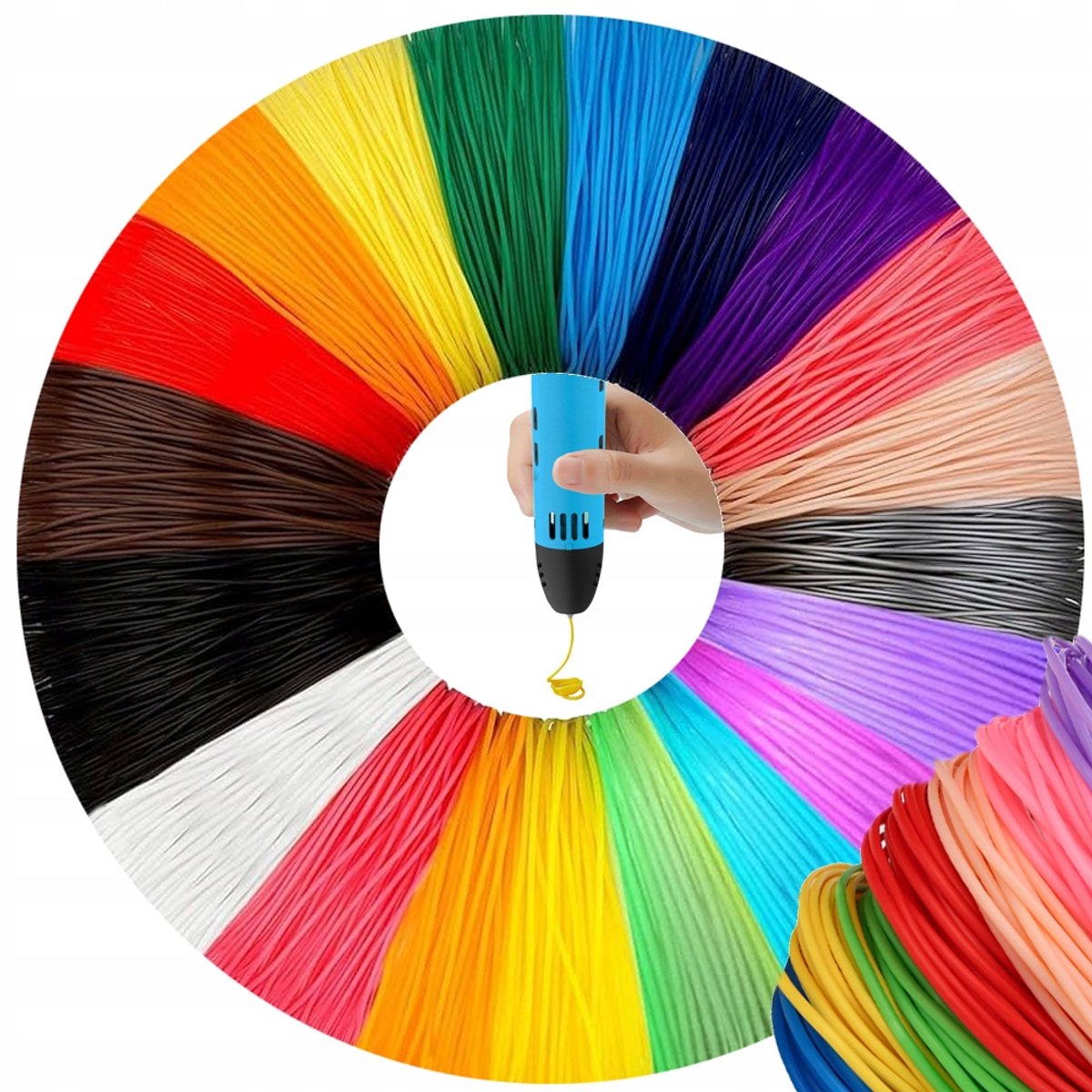 Hangzhou A Link Star Technology PLA - 3D-Pen Filament - 20 Kleuren - 400m