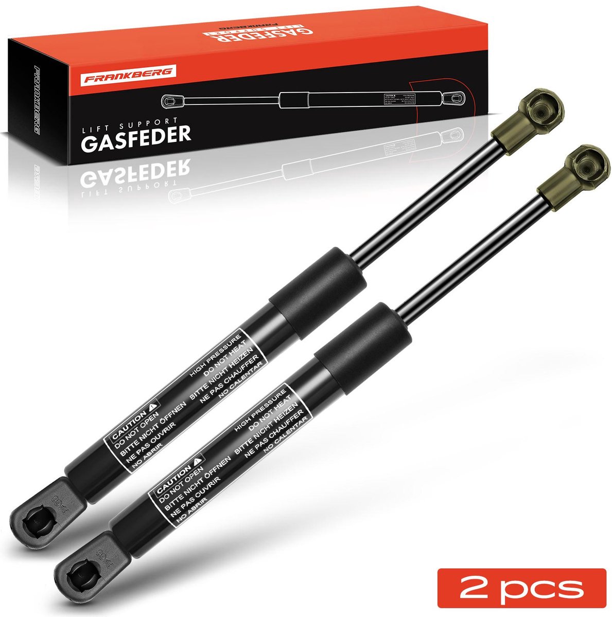 Frankberg 2x Gasveer Demper Motorkap voor Benz M-Klasse W163 1998-2005