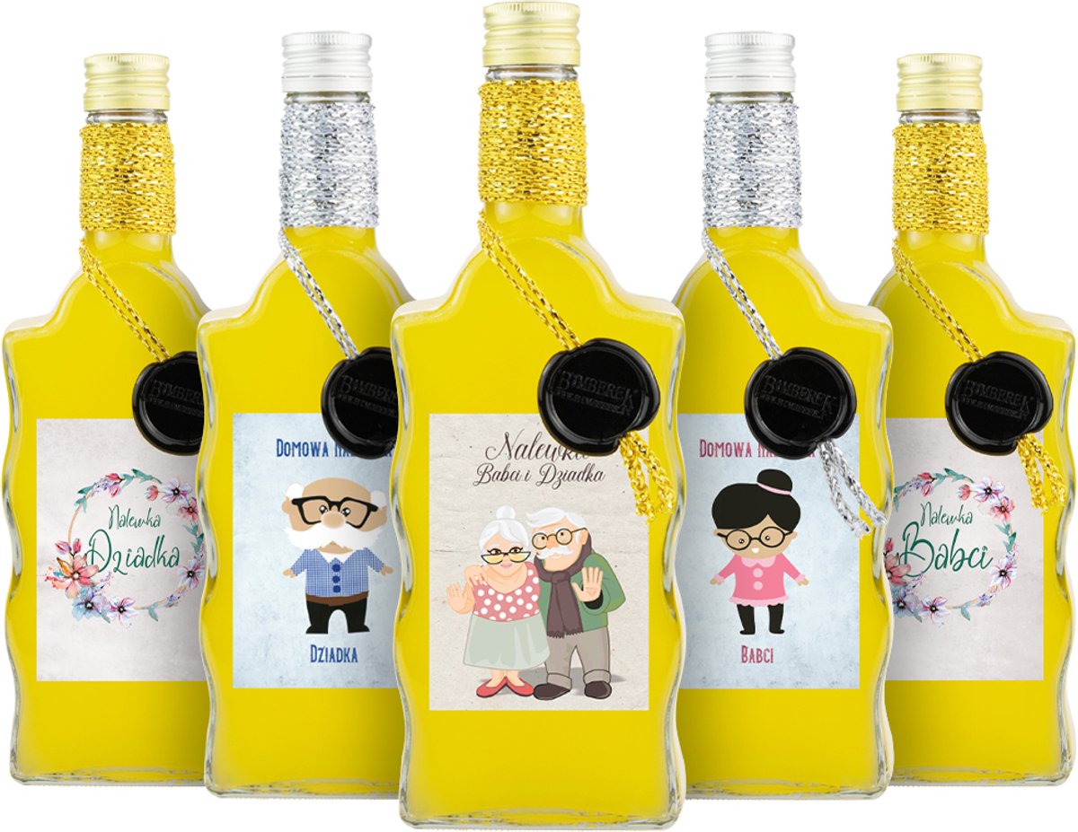 Bimberek - Butelka FALA Serie - 500 ml - Decoratief Sieraad - Voor Nagemaaktujes