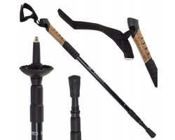 Hangzhou A Link Star Kork Serie - Nordic Walking Stok - Anti-Shock Systeem - 135 cm - Aluminium