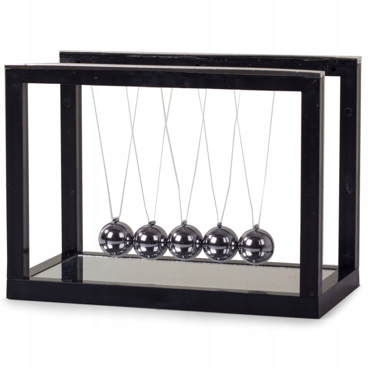 Newton cradle - Newton Pendel - 5 balanceerballen voor op het bureau - 20x11x15cm