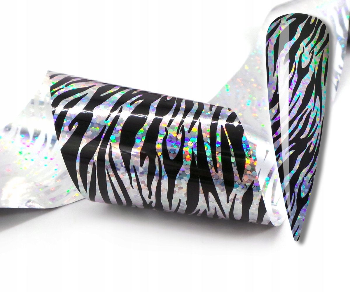Frezarkowo - Folie Transfer - Zebra Holo - 100cm x 4cm