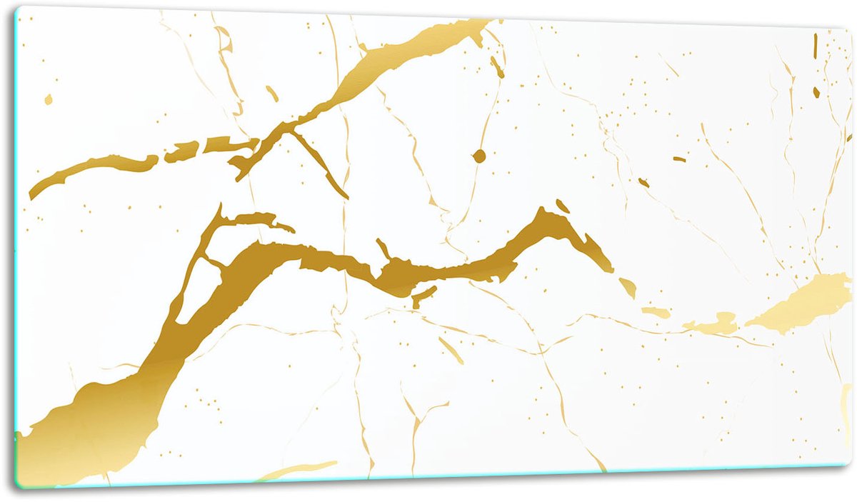 TMK ArtDeko - Snijplank - 52x30 cm - Glas - Marmerontwerp