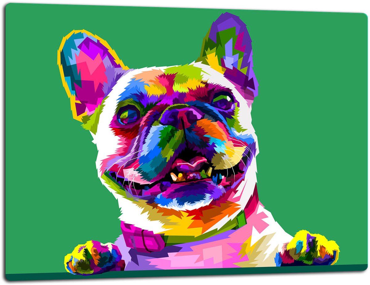 TMK ArtDeko - Snijplank - Glazen - 52x40cm - Hond