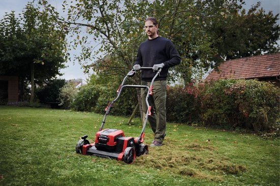 Einhell Accu Verticuteerder/Beluchter GP-SC 36/40 Li BL Solo - Power X-Change - 18 V/Li-ion - Werkbreedte: 40 cm - 18 messen - Tot 1100 m² op 1 acculading - Excl. accu en oplader van Einhell — afbeelding 2