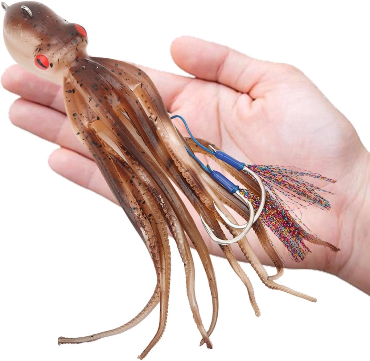 Artificial Fishing Squid Bait - Octopus Fishing Lures - Inkjet Fishing Octopus Lure Bait - Voor Verswater - Zee - Zoutwater Visserij