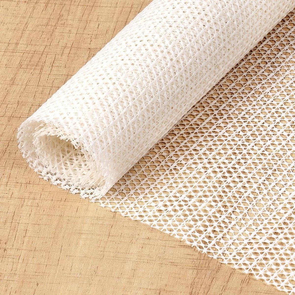 Non-slip vloerkleed onderlaag 100x150 cm, snijbare PVC mat, veelzijdige antislip mat voor tapijten, kussens en lade-inleggers